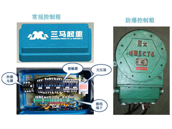 三馬防爆電動葫蘆控制箱