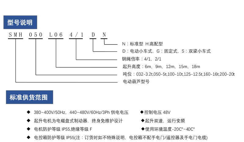 低凈空歐式電動葫蘆